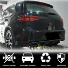 Volkswagen Golf 7/E-Golf 2012-2020 гг. Диффузор заднего бампера (для R/R-Line HB 2012-2017, Карбон) фото 2