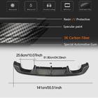 Volkswagen Golf 7/E-Golf 2012-2020 гг. Диффузор заднего бампера (для R/R-Line HB 2012-2017, Карбон) фото 5