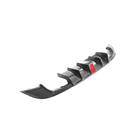 Volkswagen Golf 7/E-Golf 2012-2020 гг. Диффузор заднего бампера (для R-Line HB 2017-2020, Карбон) фото 3