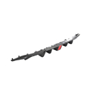 Volkswagen Golf 7/E-Golf 2012-2020 гг. Диффузор заднего бампера (для R-Line HB 2017-2020, Карбон) фото 5