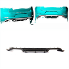 Volkswagen Golf 7/E-Golf 2012-2020 гг. Диффузор заднего бампера (для Base/GTI HB 2017-2020, Карбон) фото 2