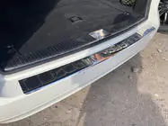 Mercedes E-сlass W211 2002-2009 гг. Накладка на задний бампер Carmos (SW, нержавейка) фото 1