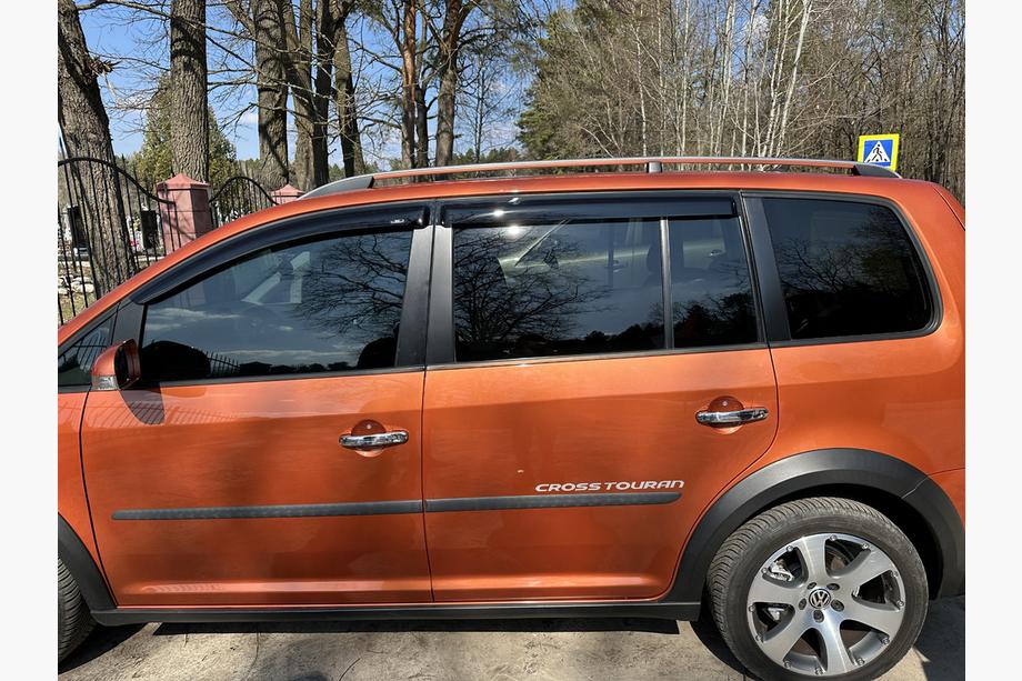 Volkswagen Touran 2003-2010 гг. Хромированные Накладки на Ручки Дверей (4 шт, Нержавейка) Carmos - Турецкая Нержавеющая Сталь Фото 3