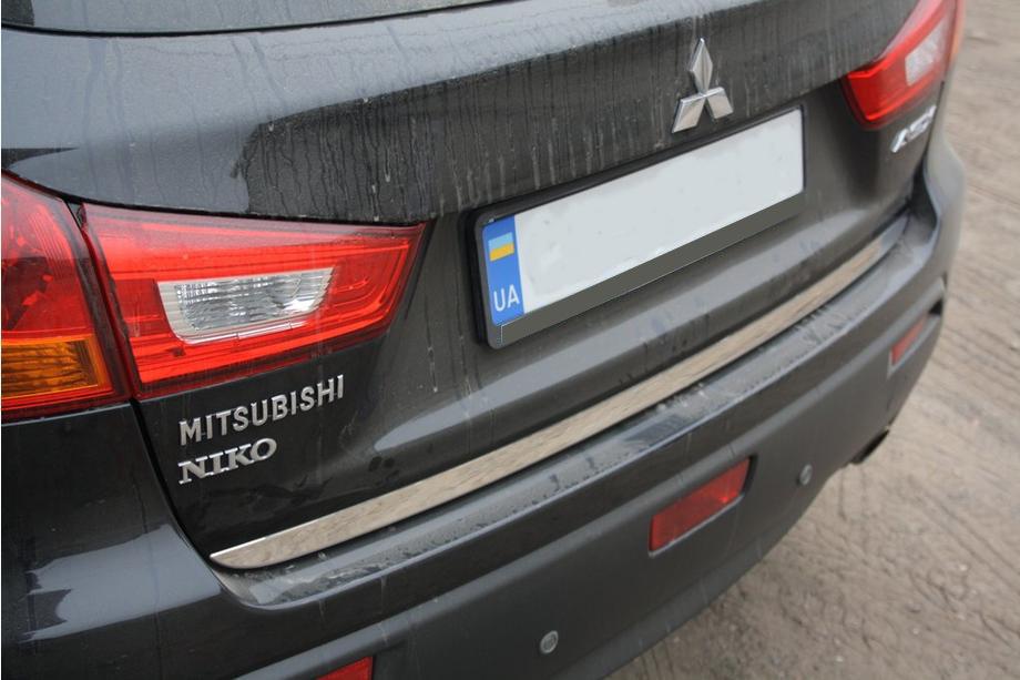 Mitsubishi ASX 2010-2023 гг. Накладка на багажник нержавейка Carmos - Турецкая Нержавеющая Сталь Фото 4