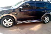 Mitsubishi Outlander 2001-2006 гг. Боковые трубы (2 шт., нержавейка) фото 1
