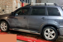Mitsubishi Outlander 2001-2006 гг. Боковые трубы (2 шт., нержавейка) фото 4
