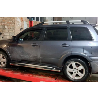 Боковые трубы (2 шт., нержавейка) фото 2