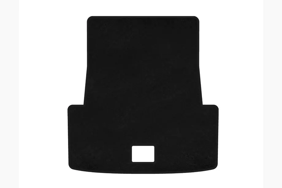 BMW 3 серия E90/E91 2005-2011 гг. Текстильный коврик в багажник Premium V-2 (Для E90, Черный) Фото 1