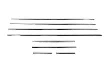 Наружные молдинги окон нержавейка (8 шт) фото 2