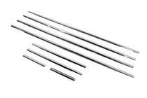 Наружные молдинги окон нержавейка (8 шт) фото 4