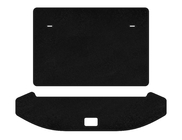 Текстильный коврик багажника Premium (3 ряда, Черный) фото 1