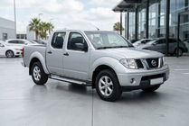 Nissan Navara 2006-2015 гг. Боковые Подножки Тип X5 (2 шт., Алюминий) фото 1