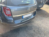 Opel Astra H 2004-2013 гг. Накладка на задний бампер OmsaLine Глянец (SW, нержавейка) фото 2
