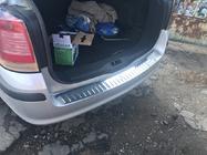 Opel Astra H 2004-2013 гг. Накладка на задний бампер OmsaLine Глянец (SW, нержавейка) фото 6