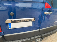 Накладка из нержавейки над номером фото 1