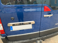 Накладка из нержавейки над номером фото 2