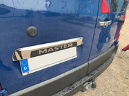 Накладка из нержавейки над номером фото 3