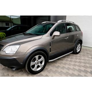 Боковые Подножки Fullmond (2 шт, алюминий) Opel Antara 2006-2017 гг. фото 1
