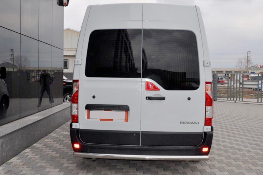 Renault Master 2011-2023 гг. Задняя дуга (нержавейка) Image