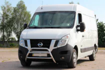 Opel Movano 2010-2021 гг. Кенгурятник WT018 (нержавейка) фото 3