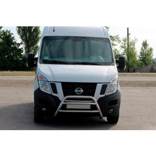 Кенгурятник WT018 (нержавейка) Opel Movano 2010-2021 гг. фото 2