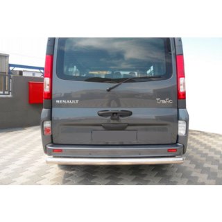Задняя защита AK002 (нерж. сталь) Opel Vivaro 2001–2015 гг. фото 3