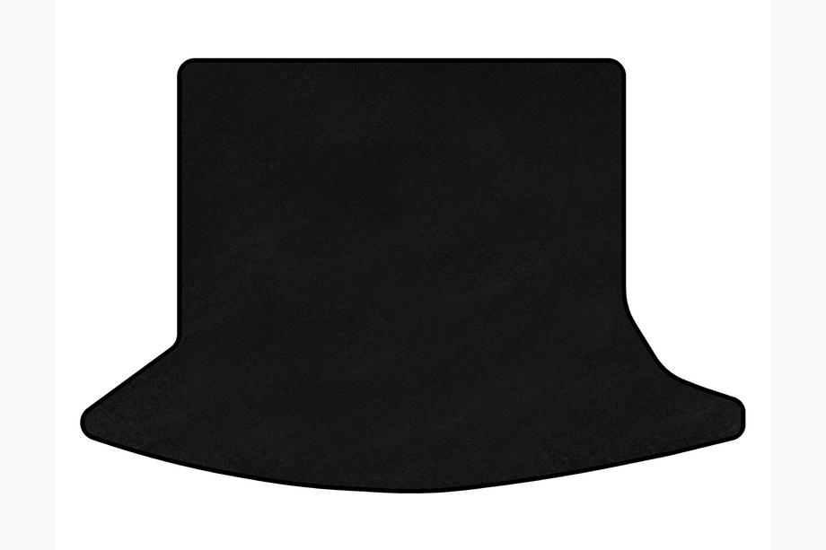 Toyota Verso 2009–2018 гг. Коврик багажника текстильный Classic (7-местный, Черный) Image