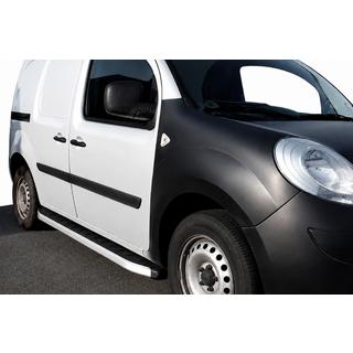 Боковые пороги Fullmond (2 шт., алюминий) Renault Kangoo 1998-2008 гг. фото 1