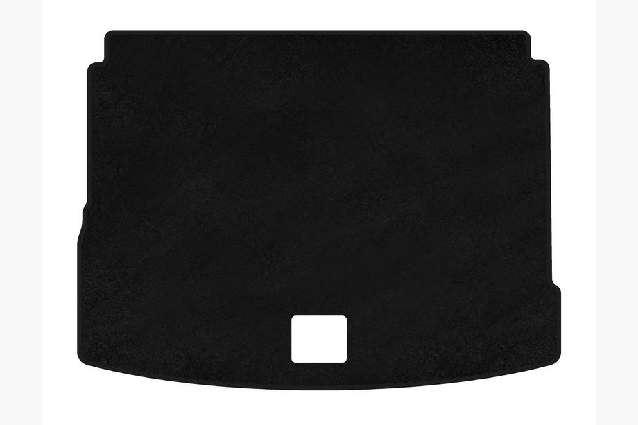 Volkswagen Tiguan 2016-2023 гг. Коврик багажника текстильный Classic V2 (США, Черный) Image