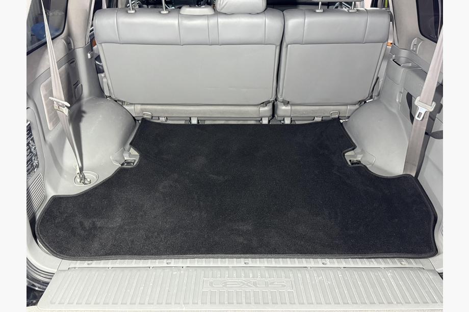 Lexus LX470 1998-2007 гг. Коврик багажника текстильный Classic 2 шт Черный (7 мест) Фото 2