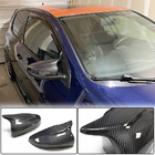 Volkswagen Golf 6 2008-2014 гг. Накладки на зеркала V2 (для HB 2010-2013, Карбон) фото 2