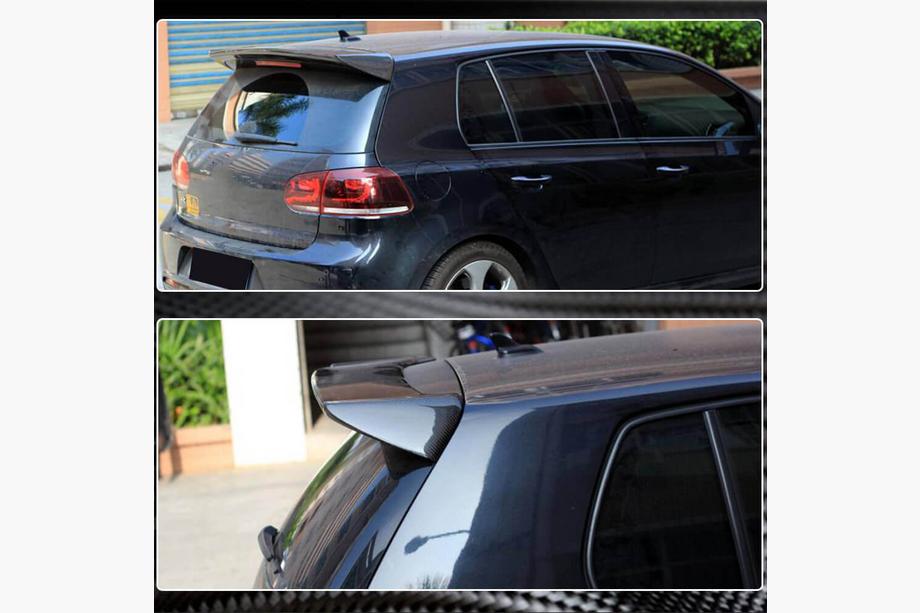 Volkswagen Golf 6 2008-2014 гг. Спойлер V3 (для GTI/R HB 2010-2013, Карбон) Фото 5