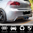 Volkswagen Golf 6 2008-2014 гг. Диффузор заднего бампера V1 для R/R20 HB 2010-2013 Карбон фото 2