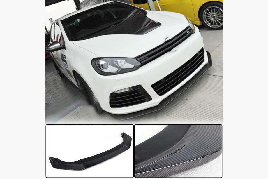 Volkswagen Golf 6 2008-2014 гг. Передний бампер Лип V2 для R HB 2010-2013 Карбон Image