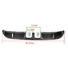 Volkswagen Golf 6 2008-2014 гг. Диффузор заднего бампера V2 (для Base HB 2010-2013, Карбон) фото 4