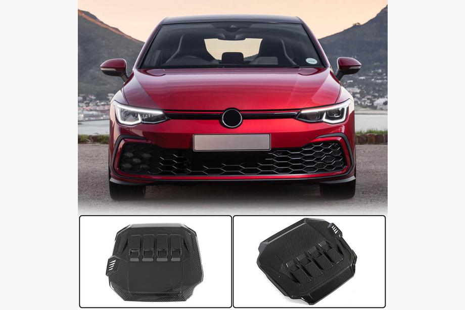 Volkswagen Golf 8 2019- гг. Крышка двигателя (для GTI, карбон) Image