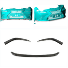 Lexus ES 2018- гг. Накладка на передний бампер Lip (для Base/F-Sport 2018-2020, Карбон) фото 2