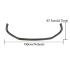 Lexus ES 2018- гг. Накладка на передний бампер Lip (для Base/F-Sport 2018-2020, Карбон) фото 6