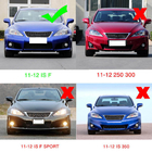 Накладка на передний бампер Lip (для F 2011-2013, Карбон) фото 6