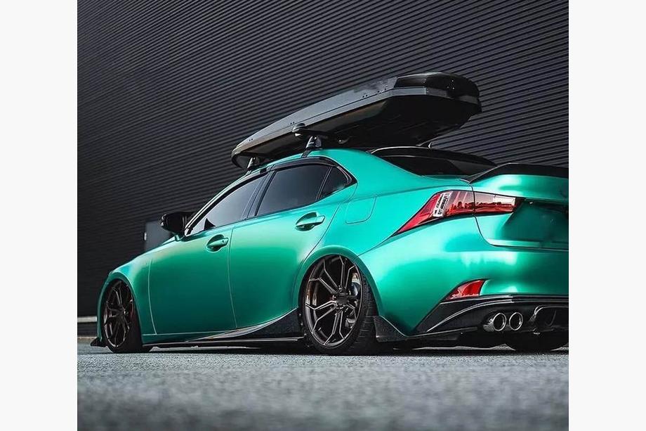 Lexus IS 2013- гг. Боковые пороги (для Base/F-Sport 2013-2020, Карбон) Фото 9