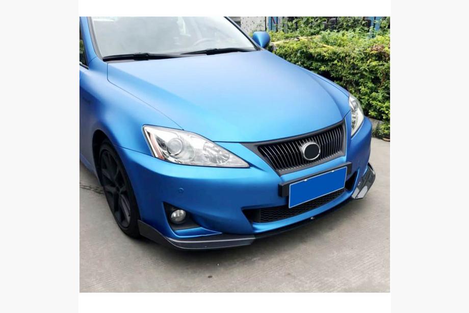 Lexus IS 2005-2013 гг. Накладка на передний бампер Lip (для Base 2011-2013, Карбон) Фото 2