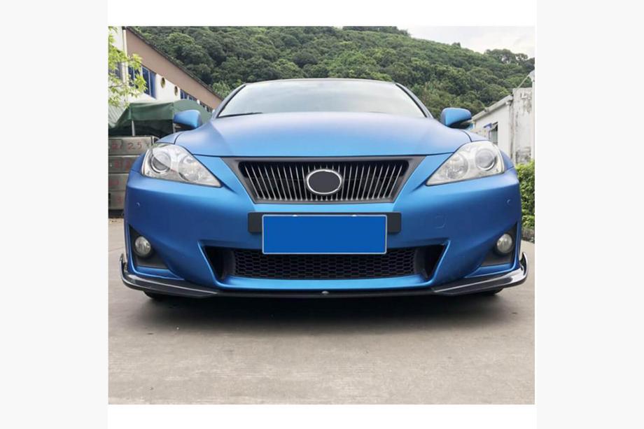 Lexus IS 2005-2013 гг. Накладка на передний бампер Lip (для Base 2011-2013, Карбон) Фото 3