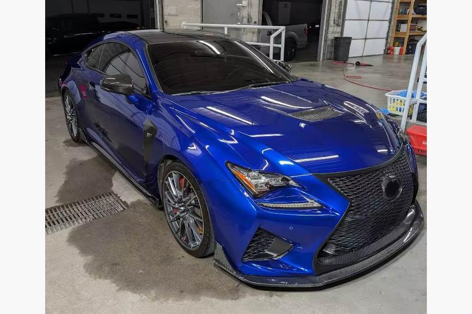 Lexus RC 200t 2014- гг. Боковые пороги (для RC F 2014-2018, Карбон) Фото 3