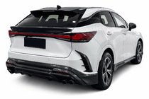 Lexus RX 2022- гг. Накладка на задний бампер (карбон) фото 3