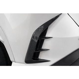 Накладка на задний бампер (карбон) фото 2