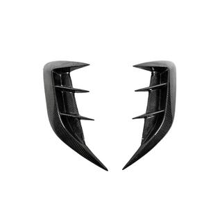 Накладка на задний бампер (карбон) фото 4