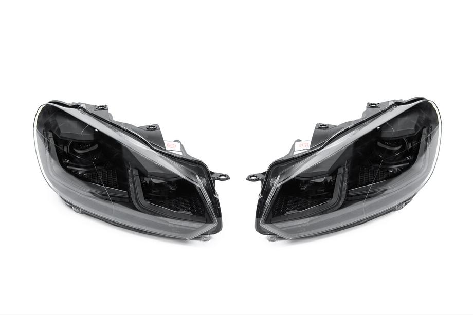 Volkswagen Golf 6 2008-2014 гг. Передние Фары Golf 7 Style Black (2 шт) Image