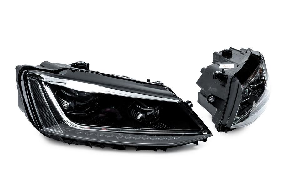 Volkswagen Jetta 2011-2018 гг. Передние фары Full LED (без блоков управления, 2 шт.) Фото 4