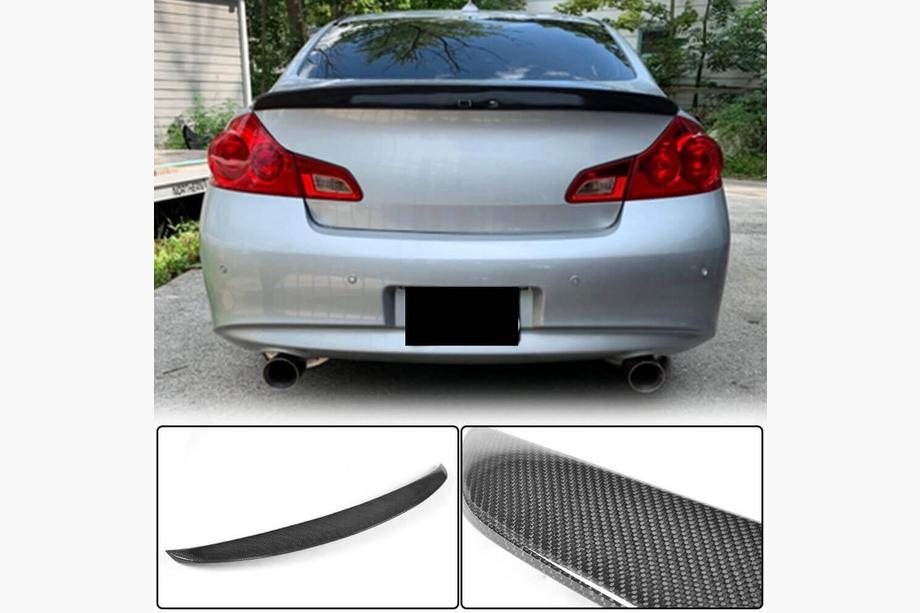 Infiniti G25/G35/37 (V36/CV36) 2006-2015 гг. Спойлер SD V1 (для G37 2009-2013, G25 2011-2012, Карбон) Фото 2