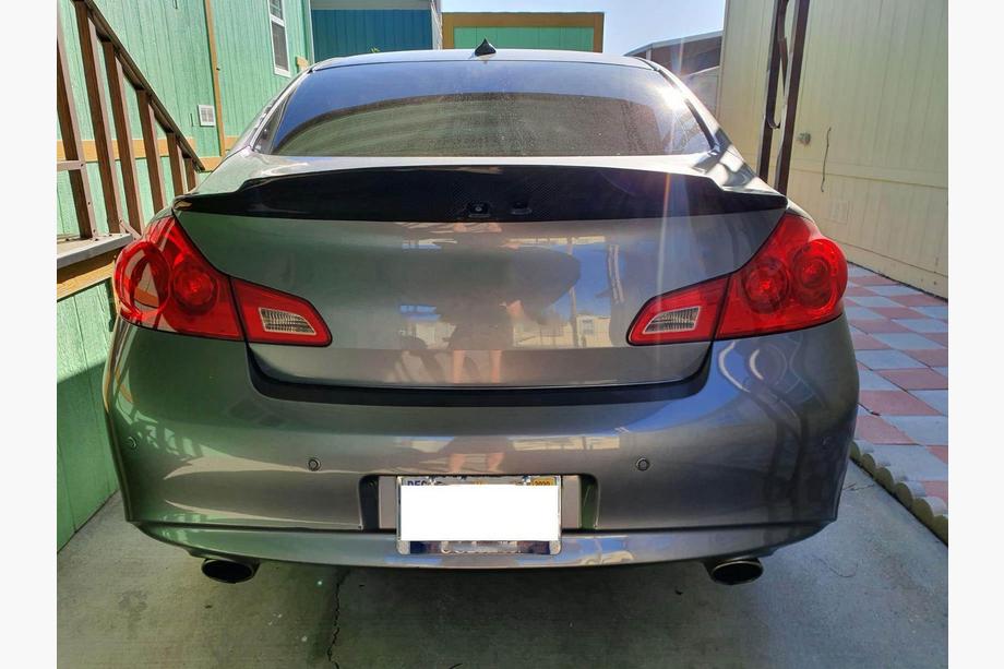 Infiniti G25/G35/37 (V36/CV36) 2006-2015 гг. Спойлер SD V2 (для G37 2009-2013, G25 2011-2012, Карбон) Фото 2